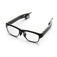 智能骨傳導(dǎo)藍牙耳機防水無輻射降噪高科技助聽復(fù)古眼鏡 未來聽覺與視覺的完美融合